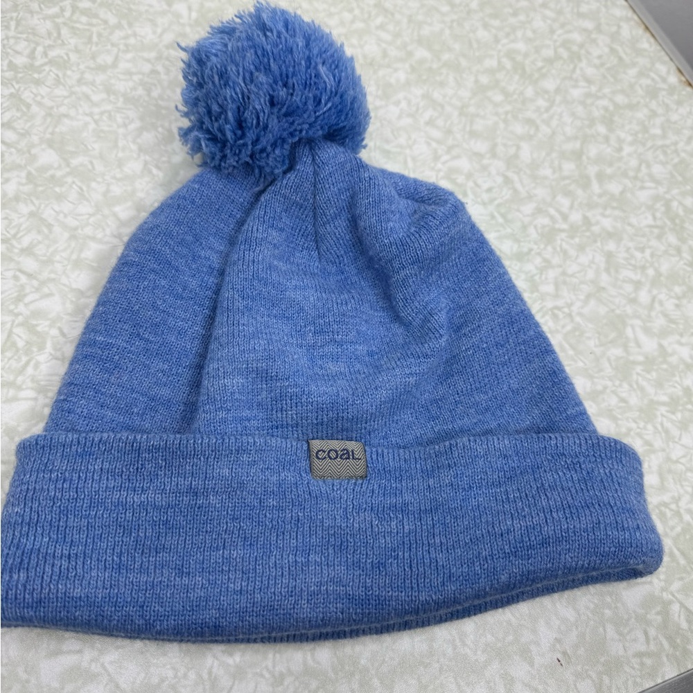 Coal POM Beanie Blue